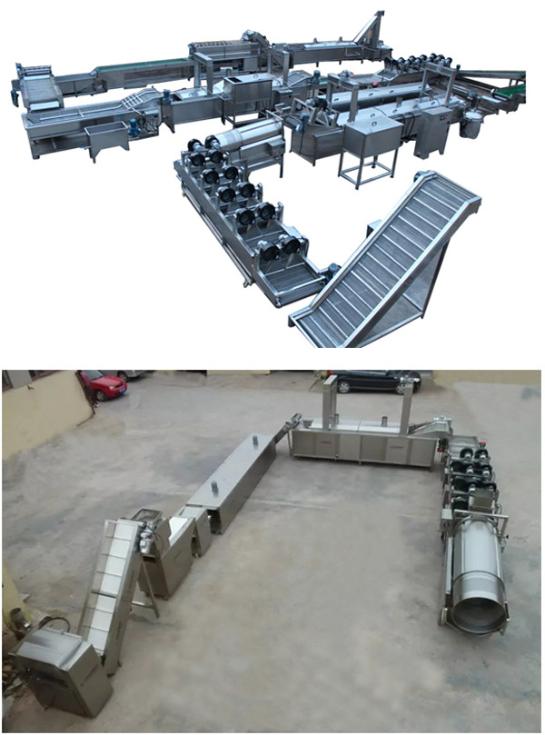 薯?xiàng)l薯片全自動生產(chǎn)線